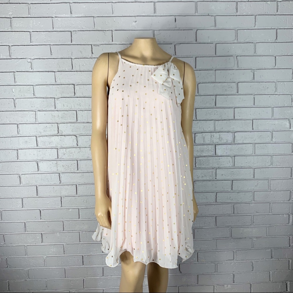 Zunie Girls Polka Dot Pleated Dress